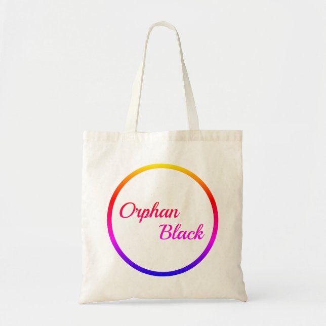Rainbow Orphan Black Tote Bag (Front)