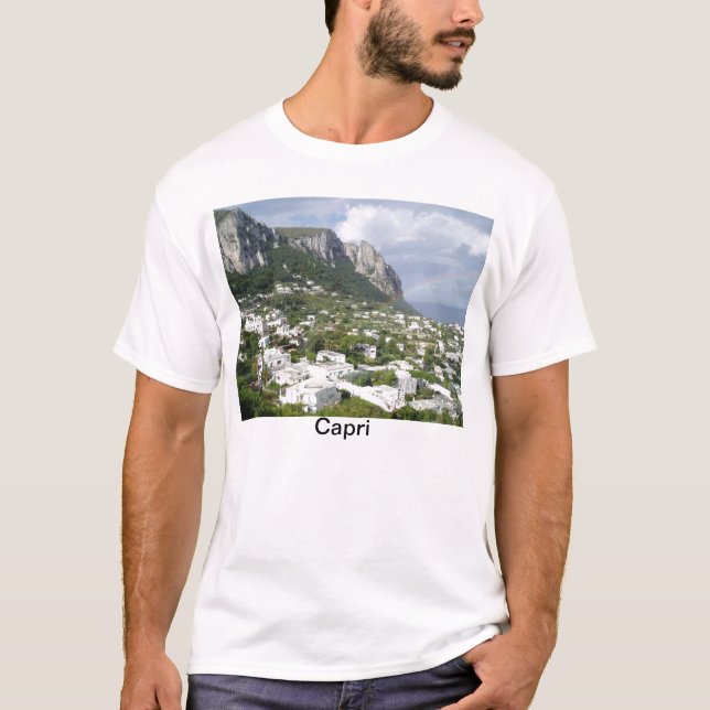 Rainbow Over Capri T-Shirt (Front)