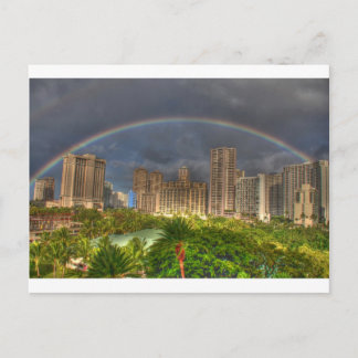 Rainbow over Hawaii Postcard