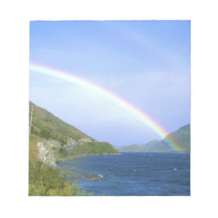 Rainbow over Hawea Lake, South Island, New Notepad