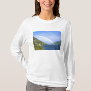 Rainbow over Hawea Lake, South Island, New T-Shirt