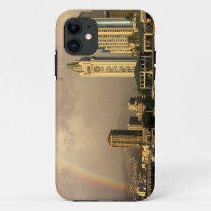 Rainbow over Honolulu, Hawaii, USA 2 iPhone 11 Case