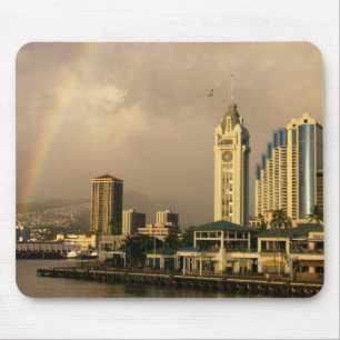 Rainbow over Honolulu, Hawaii, USA 2 Mouse Pad