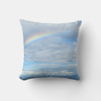 Rainbow over Island Cushion
