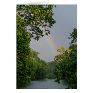 Rainbow Over James River Card