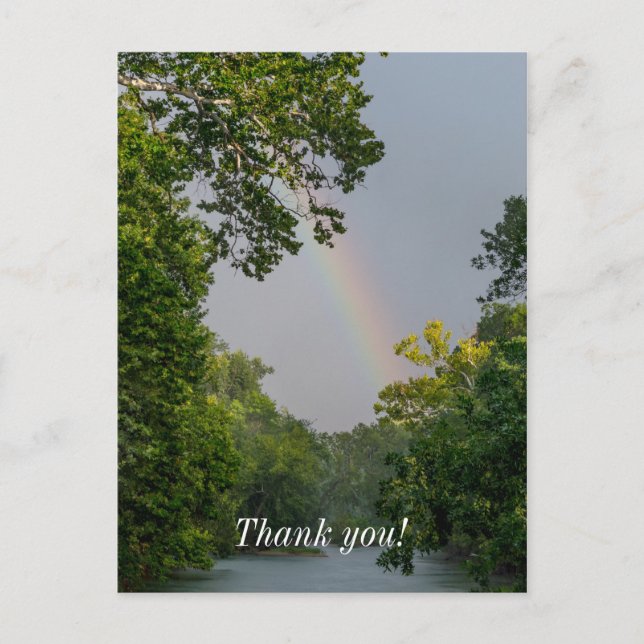 Rainbow Over James River Postcard (Front)