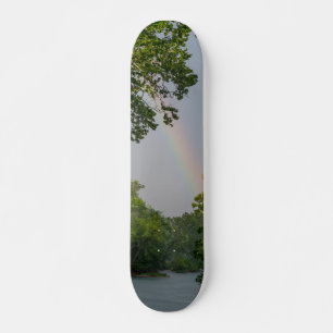 Rainbow Over James River Skateboard
