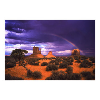 Rainbow over Monument Valley Photo Print