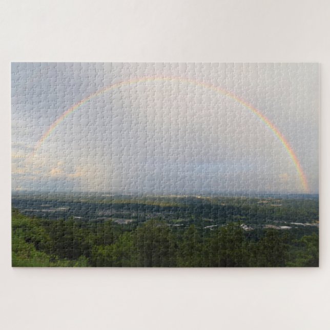 Rainbow Over the Tennessee Valley - Chattanooga Jigsaw Puzzle (Horizontal)