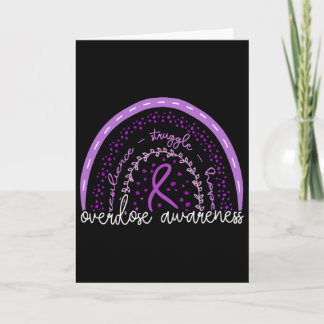 Rainbow Overdose Awareness Card