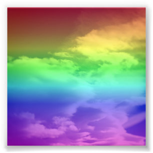 Rainbow Overlay Photo Print