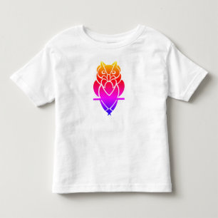 Rainbow owl toddler T-Shirt