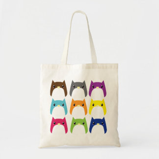 Rainbow Owl Tote Bag