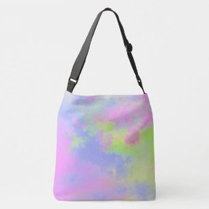 Rainbow Paint Splatter Crossbody Bag