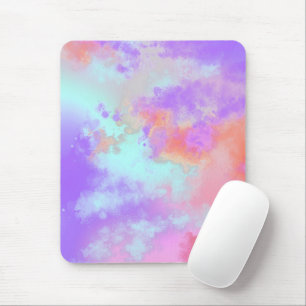 Rainbow Paint Splatter effect Mouse Pad