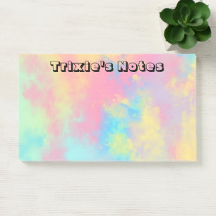 Rainbow Paint Splatter effect  Post-it Notes