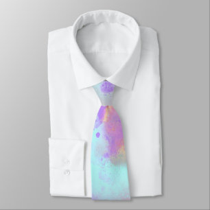 Rainbow Paint Splatter  Tie