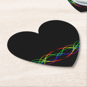Rainbow Paper Coaster
