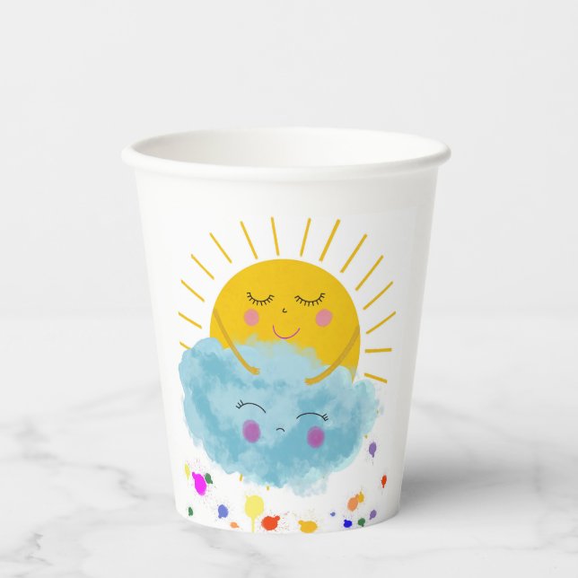 Rainbow paper cup (Front)