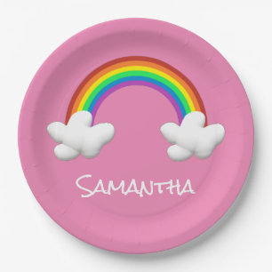 Rainbow Paper Plate