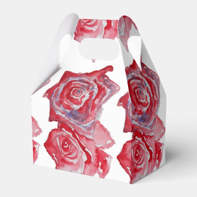 Rainbow Parrot Bird Child Birthday Cake Favour Box (Front Side)