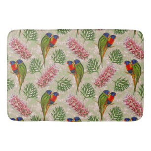 Rainbow Parrot Grevillea Bath Mat