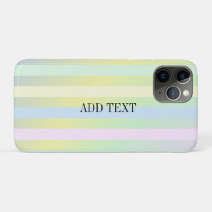 Rainbow pastel colors iPhone 11 pro case