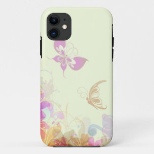 Rainbow Pastel Florals iPhone 11 Case