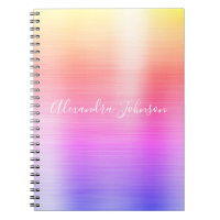 Rainbow Pastel Foil Professional Girly