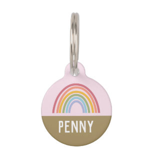 Rainbow Pastel Pet Tag