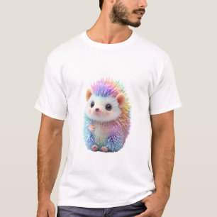Rainbow Pastel Sparkly Hedgehog Men T-Shirt