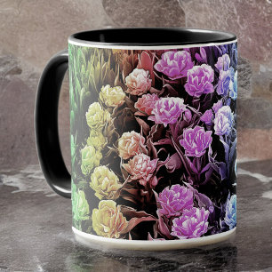 Rainbow Pastel Tulips Mug