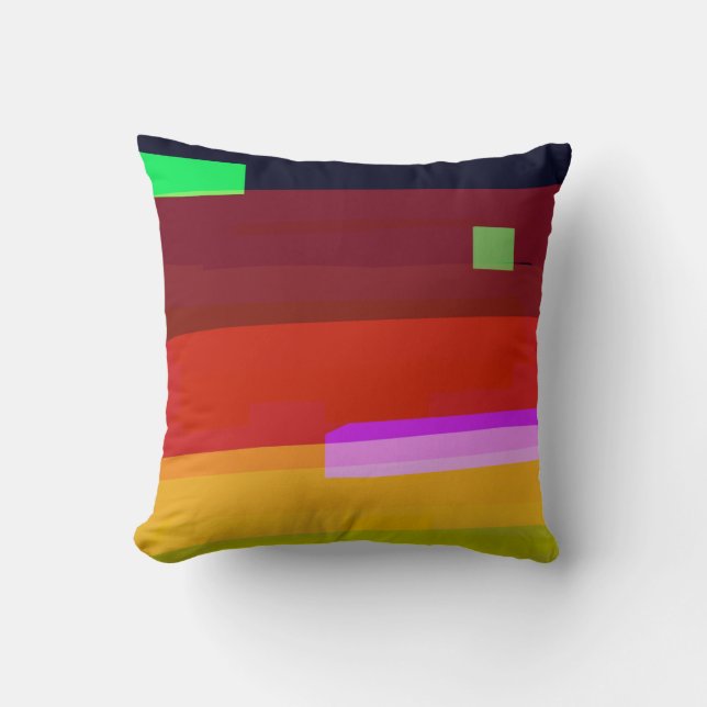 Rainbow Patches Cushion (Front)
