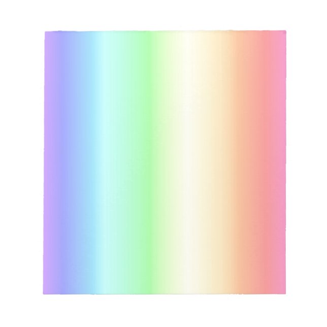 Rainbow Pattern 1 Notepad (Front)