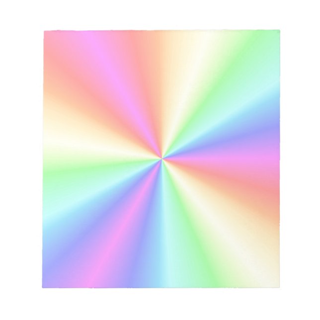 Rainbow Pattern 3 Notepad (Front)