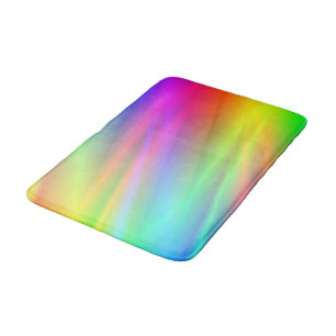Rainbow Pattern Bath Mat