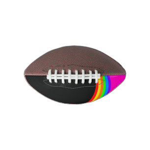 RAINBOW PATTERN FOOTBALL