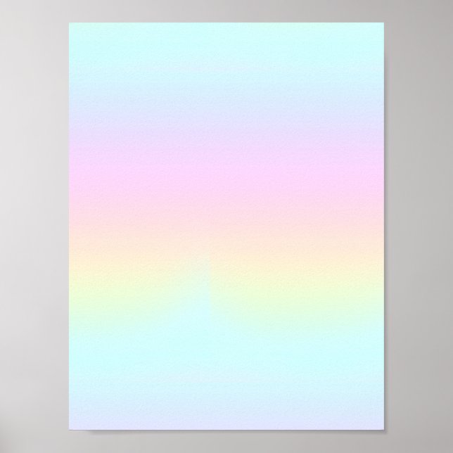 Rainbow Pattern Instant Download Poster (Front)