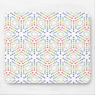 Rainbow Pattern Mouse Pad