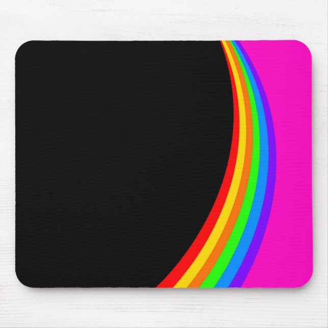 RAINBOW PATTERN MOUSE PAD (Front)