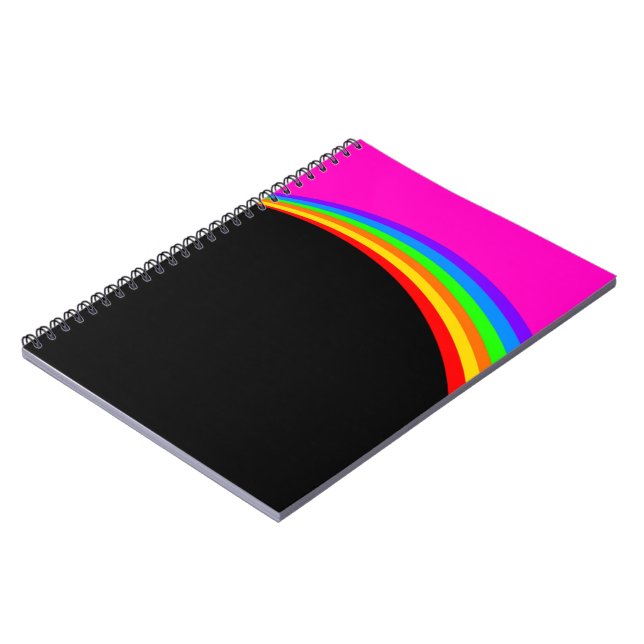 RAINBOW PATTERN NOTEBOOK (Left Side)