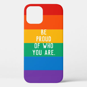 Rainbow Pattern Personalised iPhone 12 Case