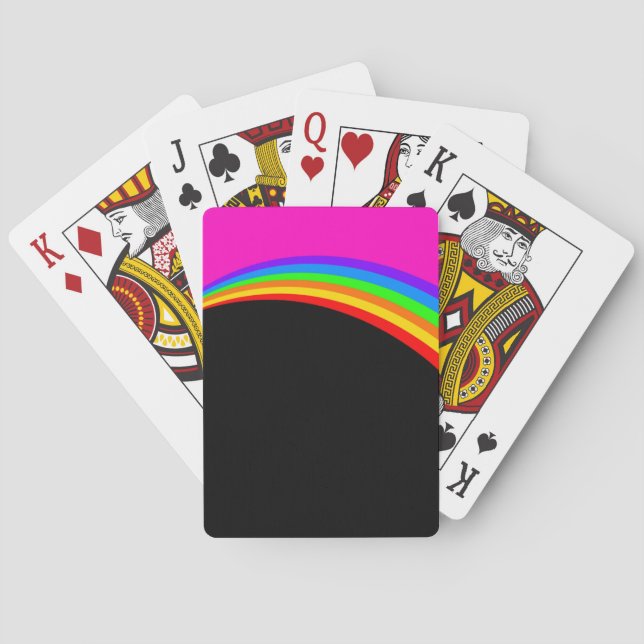 RAINBOW PATTERN PLAYING CARDS (Back)
