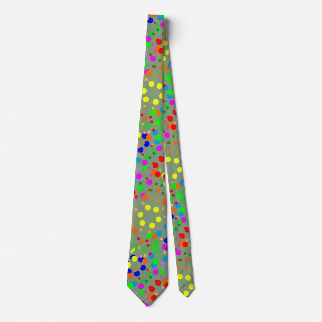 Rainbow Pattern really different  Tie (Front)