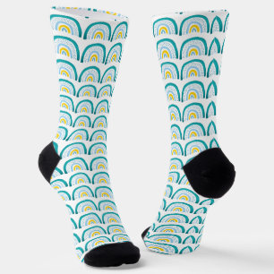 Rainbow Pattern Socks