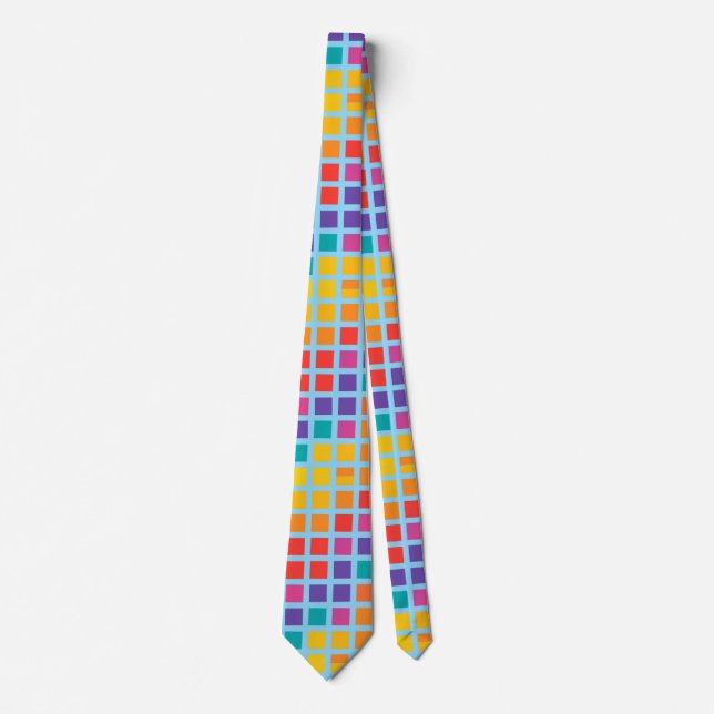 Rainbow Pattern Tie (Front)