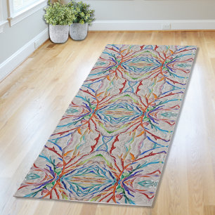 Rainbow Pattern Yoga Mat