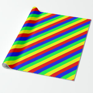 Rainbow Patterned Wrapping Paper