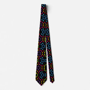 Rainbow Patternpolka Tie