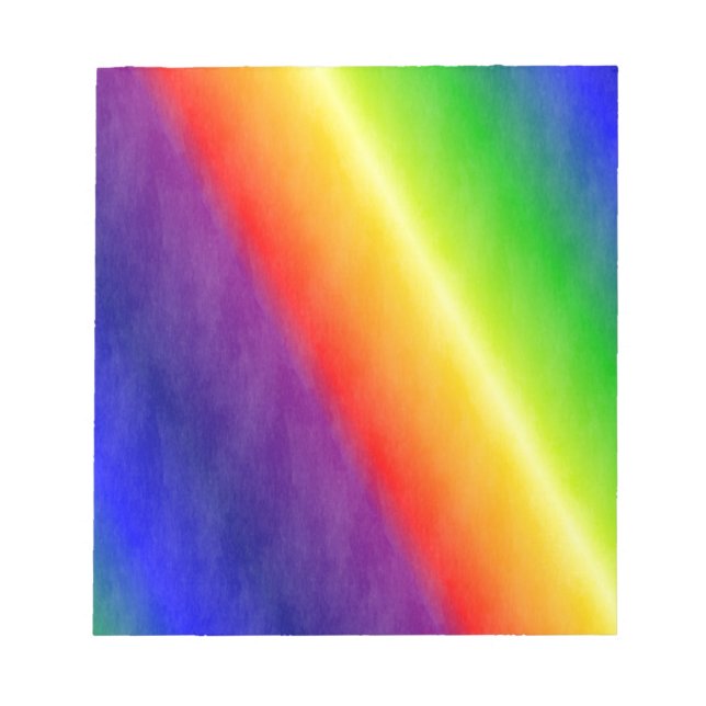 Rainbow Patterns Notepad (Front)